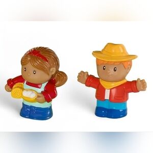 Fisher-Price Little People Farmer Jed & Wife Emma Figures